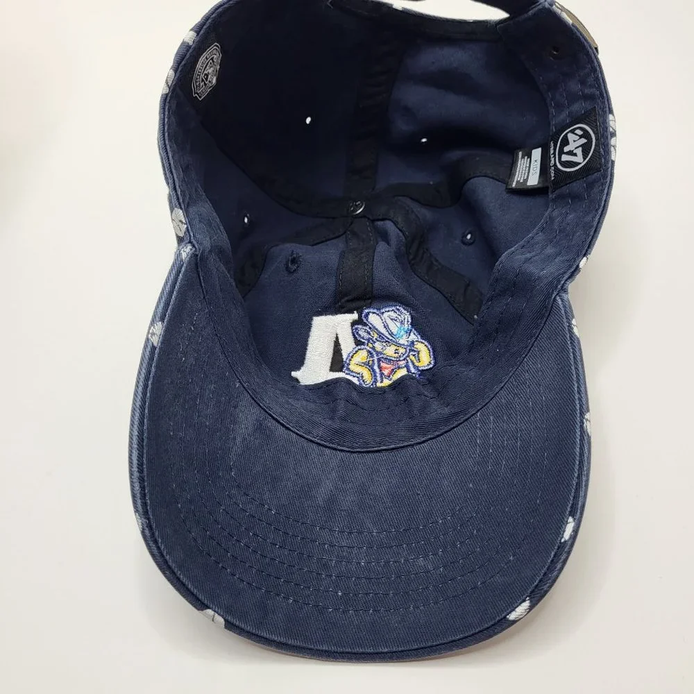 47 Brand Baseball Minor League Cap Adjustable - Kids Hat -Blue - Texas Armadillo